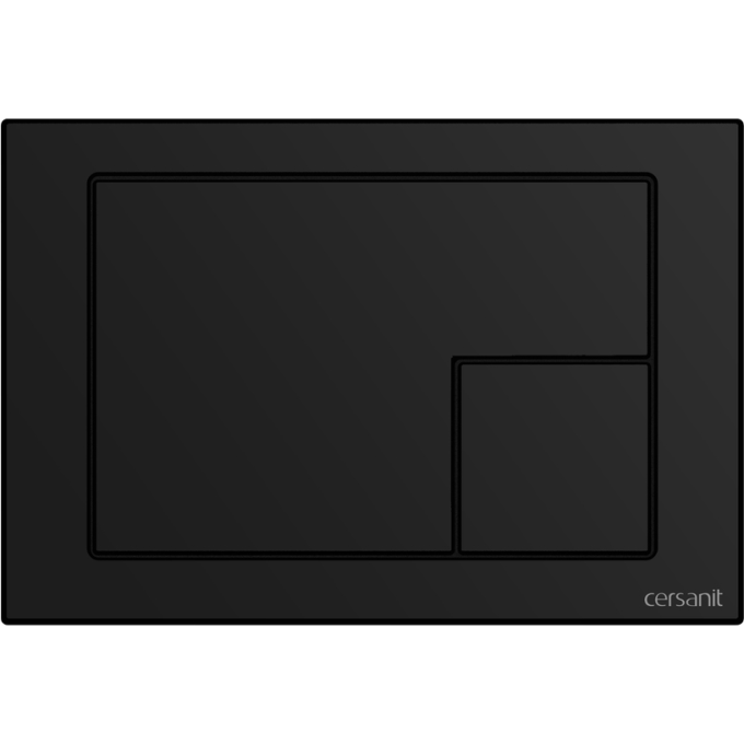 Кнопка CERSANIT CORNER пластик черный матовый 68324