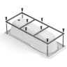 Ванна CERSANIT прямоугольная SANTANA 170x70 63325